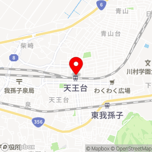 ファミリーマート 天王台駅柴崎台店の地図