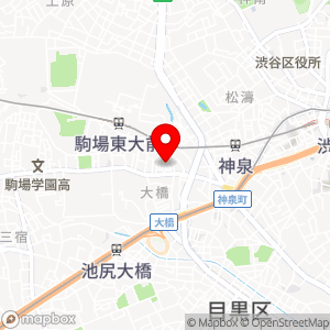コインパーク 駒場1丁目の地図