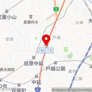 ファミリーマート 品川平塚一丁目店の地図