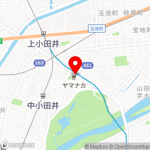 ヤマナカ 小田井店の地図