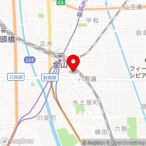 三井のリパーク 金山第14の地図