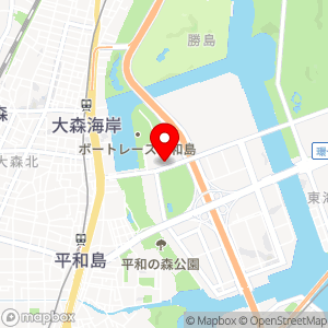 タイムズ BIGFUN平和島の地図