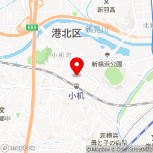 小机町小島パーキングの地図