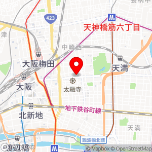 ローソン 北区扇町通店の地図