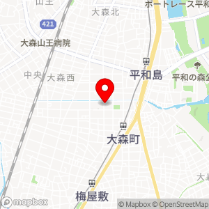 タイムパーキング 大森西の地図