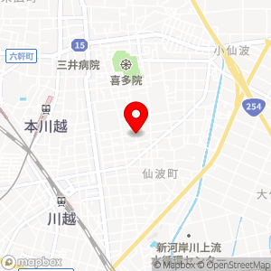 三井のリパーク 川越仙波町1丁目の地図