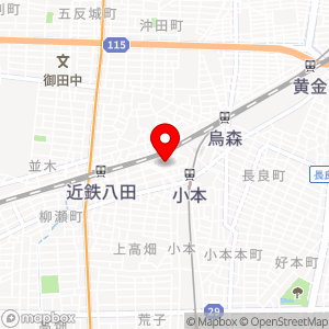 名鉄協商パーキング 小本駅前第4の地図