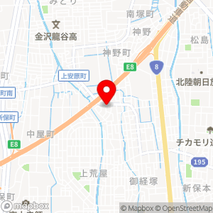 ファミリーマート 金沢上安原店の地図