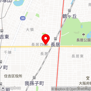 ファミリーマート 長居西二丁目店の地図