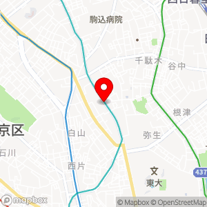 ファミリーマート 文京向丘一丁目店の地図