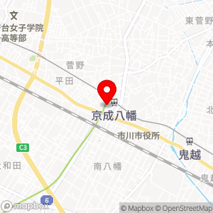 カスミ フードスクエア本八幡店の地図