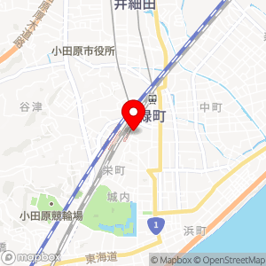 コインパーク 小田原駅東口の地図