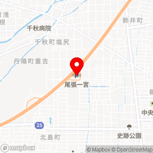 尾張一宮ＰＡ(下)の地図