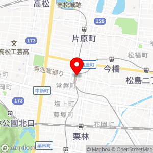 セブン-イレブン 高松瓦町駅東口店の地図