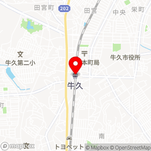 NewDays ミニ 牛久2号の地図