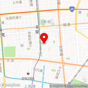 名鉄協商パーキング 栄Mの地図