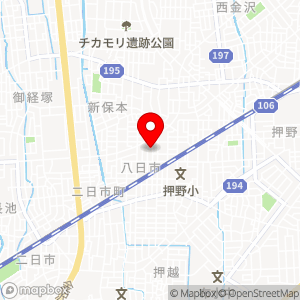 八日市４丁目Ｓ駐車場の地図