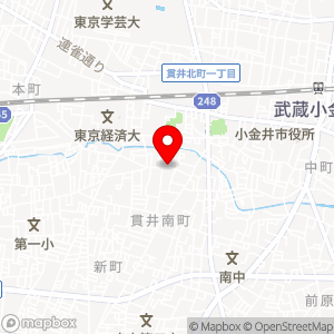 タイムパーキング 貫井南町の地図