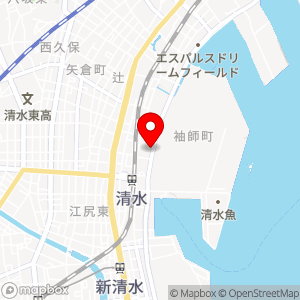 ローソン 清水袖師町店の地図