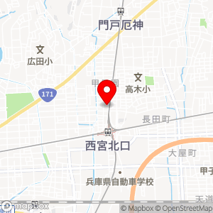 三井のリパーク 西宮北口第7の地図