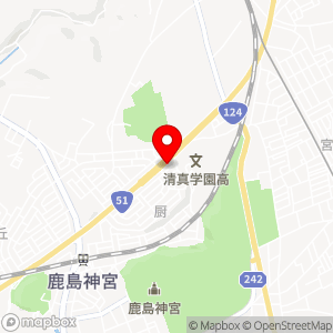 セブン-イレブン 鹿嶋厨2丁目店の地図