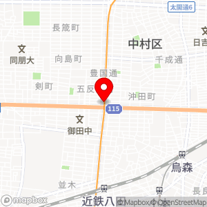 三井のリパーク 岩塚駅前の地図