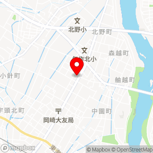 やまのぶ 矢作店の地図