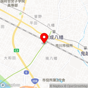 NBパーキング 本八幡の地図