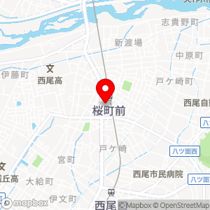 ファミリーマート 西尾緑町店の地図
