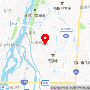 アルビス 布瀬店の地図