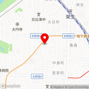 名鉄協商パーキング 大秋町の地図