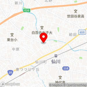 三井のリパーク 三鷹中原1丁目の地図