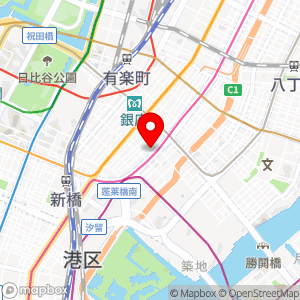 ACホテル・バイ・マリオット東京銀座駐車場　※ロールーフのみ！の地図