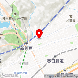 コープこうべ ミニ熊内の地図