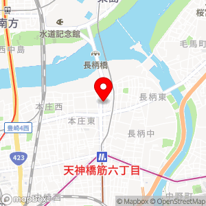 セブン-イレブン 大阪天神橋8丁目店の地図