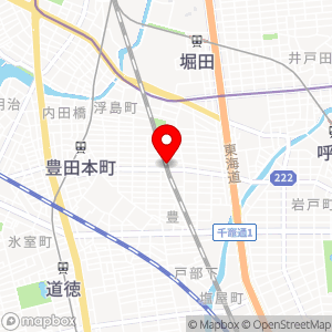 内浜第１月極駐車場の地図