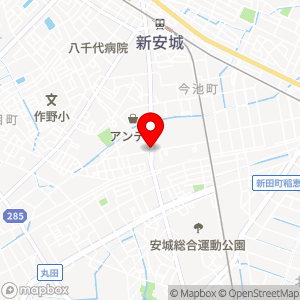 ローソン 安城今池町店の地図