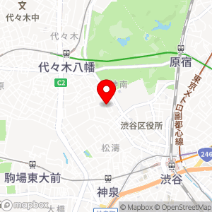 ファミリーマート 渋谷神山町店の地図