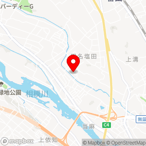アンソレイエ駐車場の地図