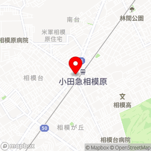 ウエストパーキング 小田急相模原駅前の地図