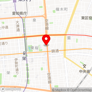 NPD DPスクエア東桜（旧DNI東桜ビル）の地図
