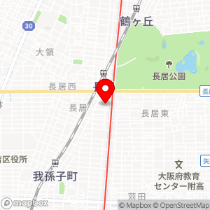 せんたくウサギ 洗濯おおきに長居店の地図