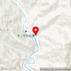 飛騨金山の森キャンプ場の地図