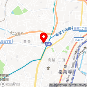 三井のリパーク 白金タワー駐車場の地図