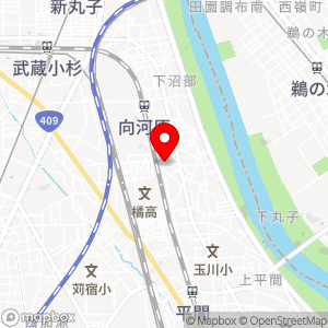 デイリーヤマザキ 中丸子ことぶきや店の地図