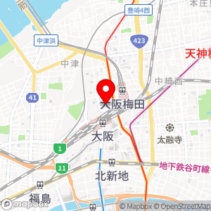 明治屋 PROVISIONS & WINES LINKS UMEDAの地図