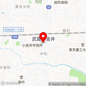 ローソン100 小金井本町六丁目の地図