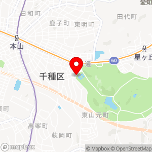 名鉄協商パーキング 東山公園前の地図