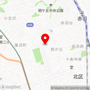 三井のリパーク 西が丘1丁目第2の地図