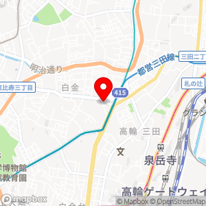 タイムズ 白金第12の地図